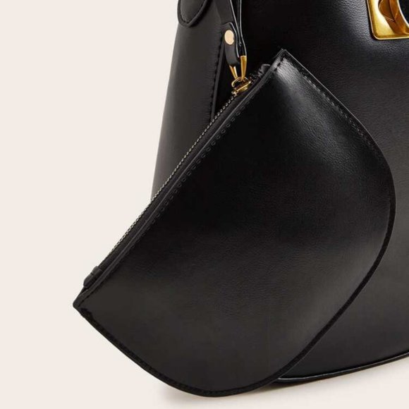 Tote Bag Twist Lock With Inner Pouch Ladies NWT! - Picture 5 of 5